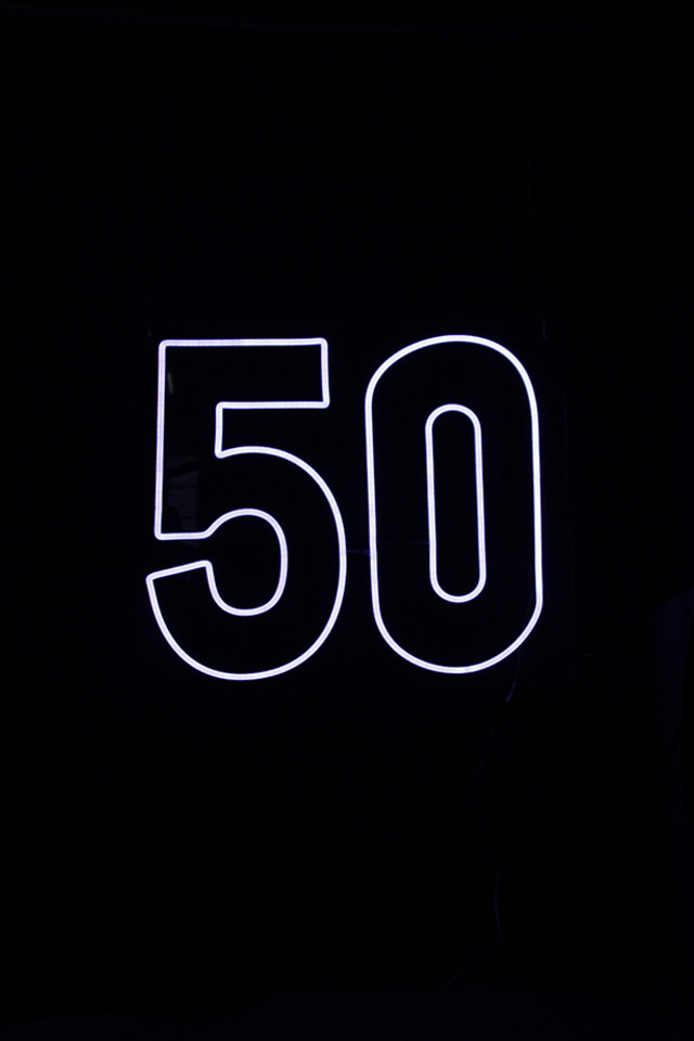 Neon 50  Sign