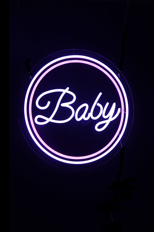 Neon Baby Pink Sign