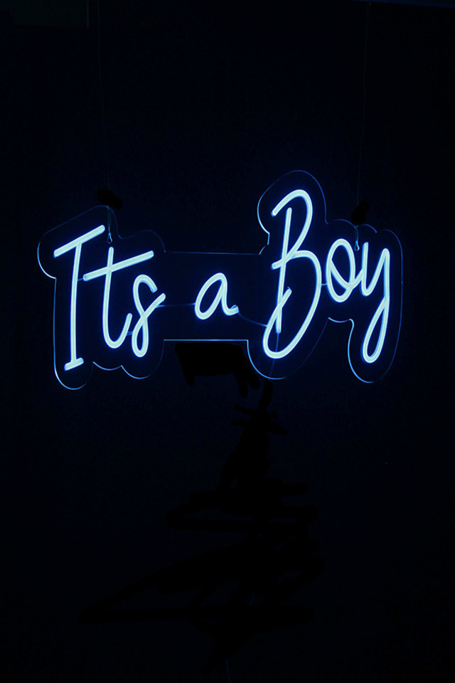 Neon It's A Boy Sign