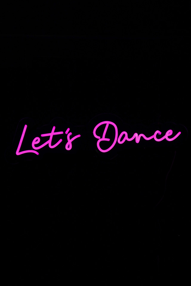 Neon Let's Dance Sign