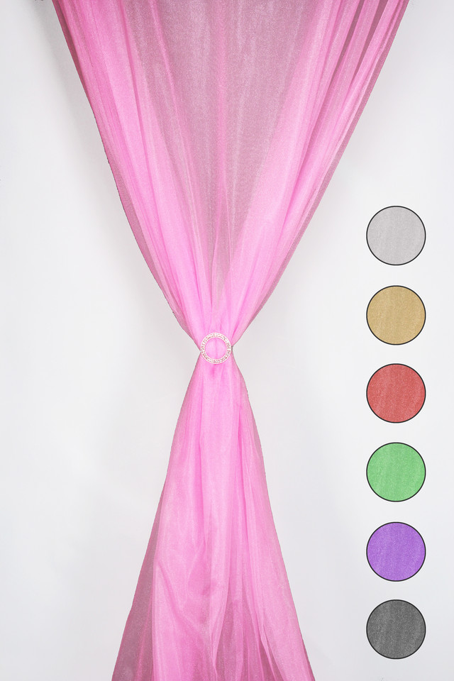 Backdrop Polyester Shimmer Drape