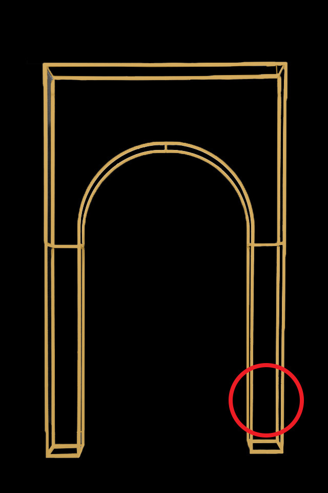 Wedding Arch Extension Leg