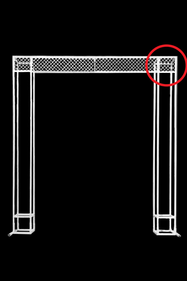 Fretwork Gazebo Frame Panel Insert