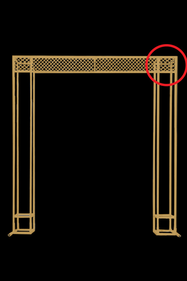 Fretwork Gazebo Frame Panel