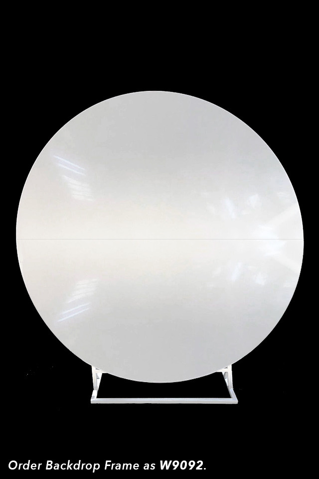 Acrylic Round Backdrop