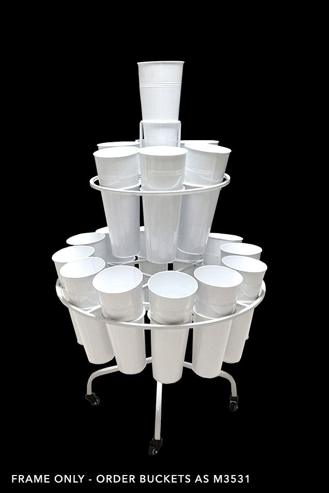 Circular Floral Bucket Stand